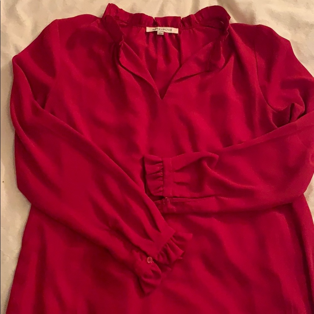 Red Blouse - Picture 3 of 4